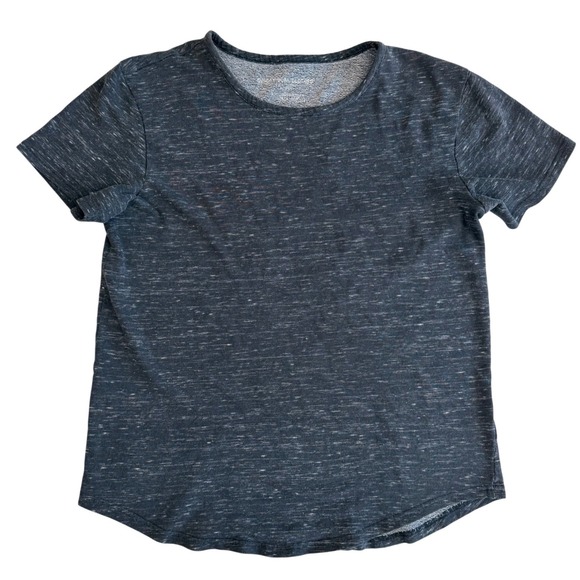 Unbranded Other - Sunday Work Clothes Space Dye T-Shirt Charcoal Gray Curved Hem‎  Gorpcore Large